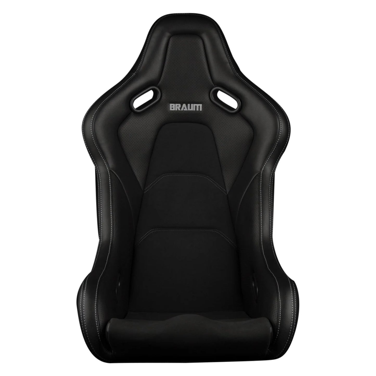BRAUM Falcon-S Fixed Back Bucket Seat [Composite FRP] Black / White / Red