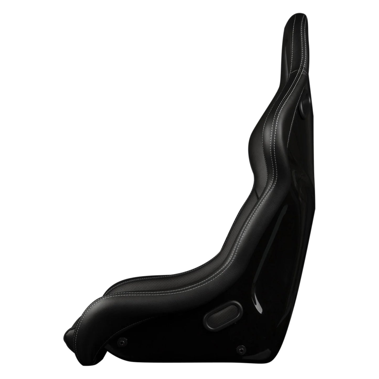 BRAUM Falcon-S Fixed Back Bucket Seat [Composite FRP] Black / White / Red
