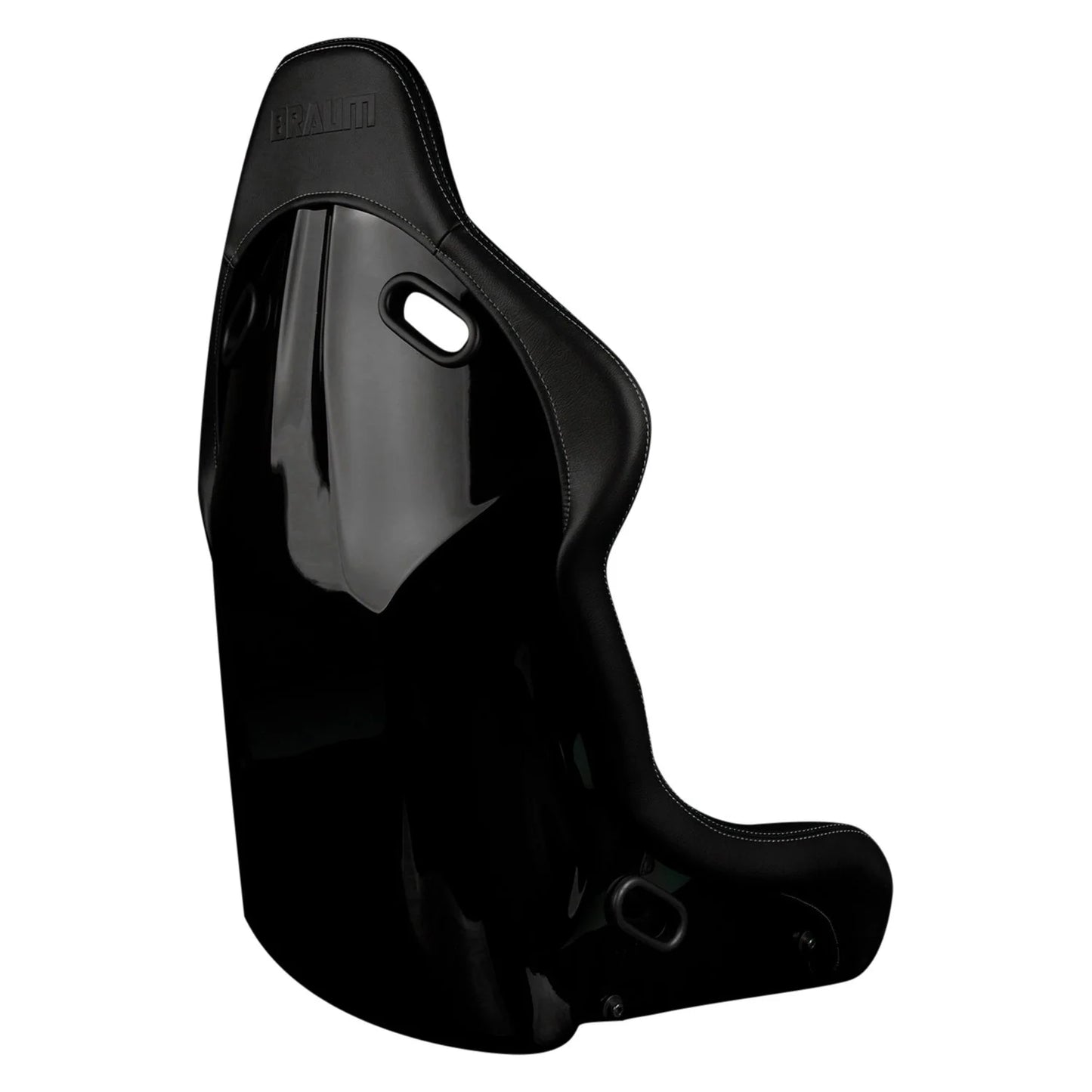 BRAUM Falcon-S Fixed Back Bucket Seat [Composite FRP] Black / White / Red