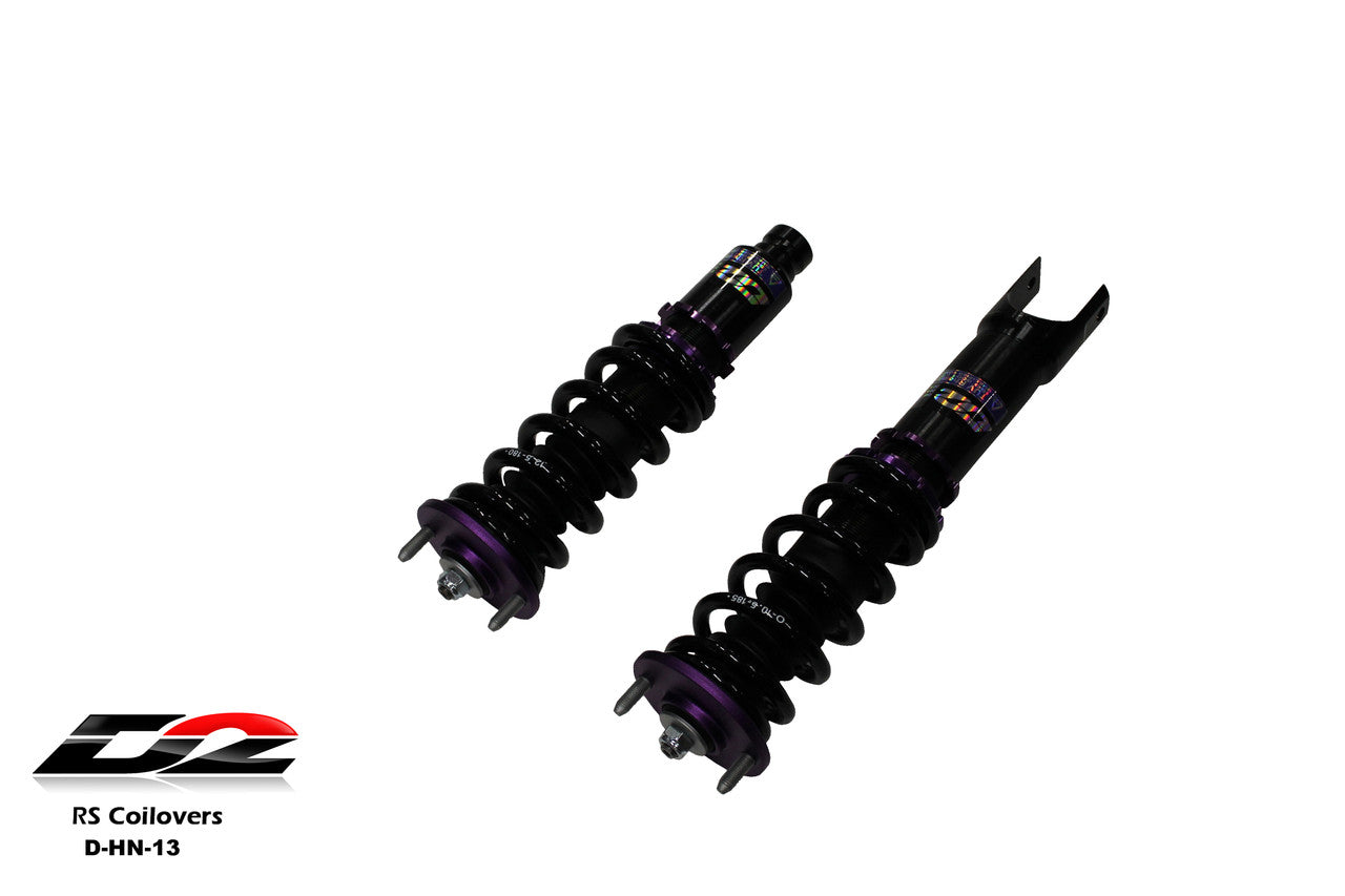 D2 Racing RS Coilovers for 1988-1991 Honda Civic/CRX / 90-93 Acura Integra