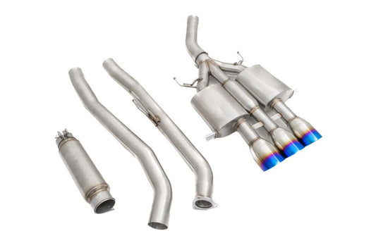 Megan Racing for Megan Racing Cat-Back Exhaust System (Burnt Tips) for 2017+ Honda Civic Type-R (FK8) - MR-CBS-HC17R-BT
