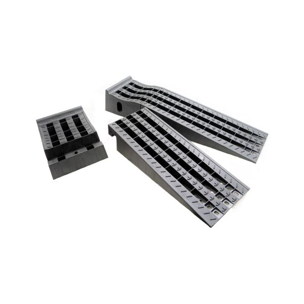 Megan Racing 2PC Composite High Profile Drive-On Car Vehicle Ramp Lifting GVW 16000LB