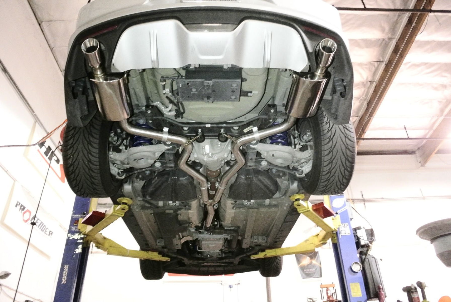 Megan Racing Exhaust Ford Mustang Ecoboost 2.3 Ecoboost Turbo S550 (15-23) 2.5" Polished