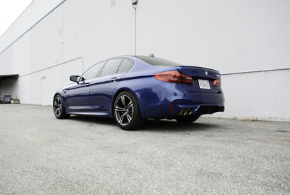 Megan Racing Supremo Stainless Axle Back Exhaust System+Quad Burnt Tip For 18+ BMW M5 F90