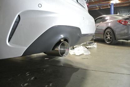 Megan Racing Supremo Axle Back Exhaust System Black Chrome Dual Tips For 19+ BMW 330i RWD 2.0L i4 Turbo (G20)