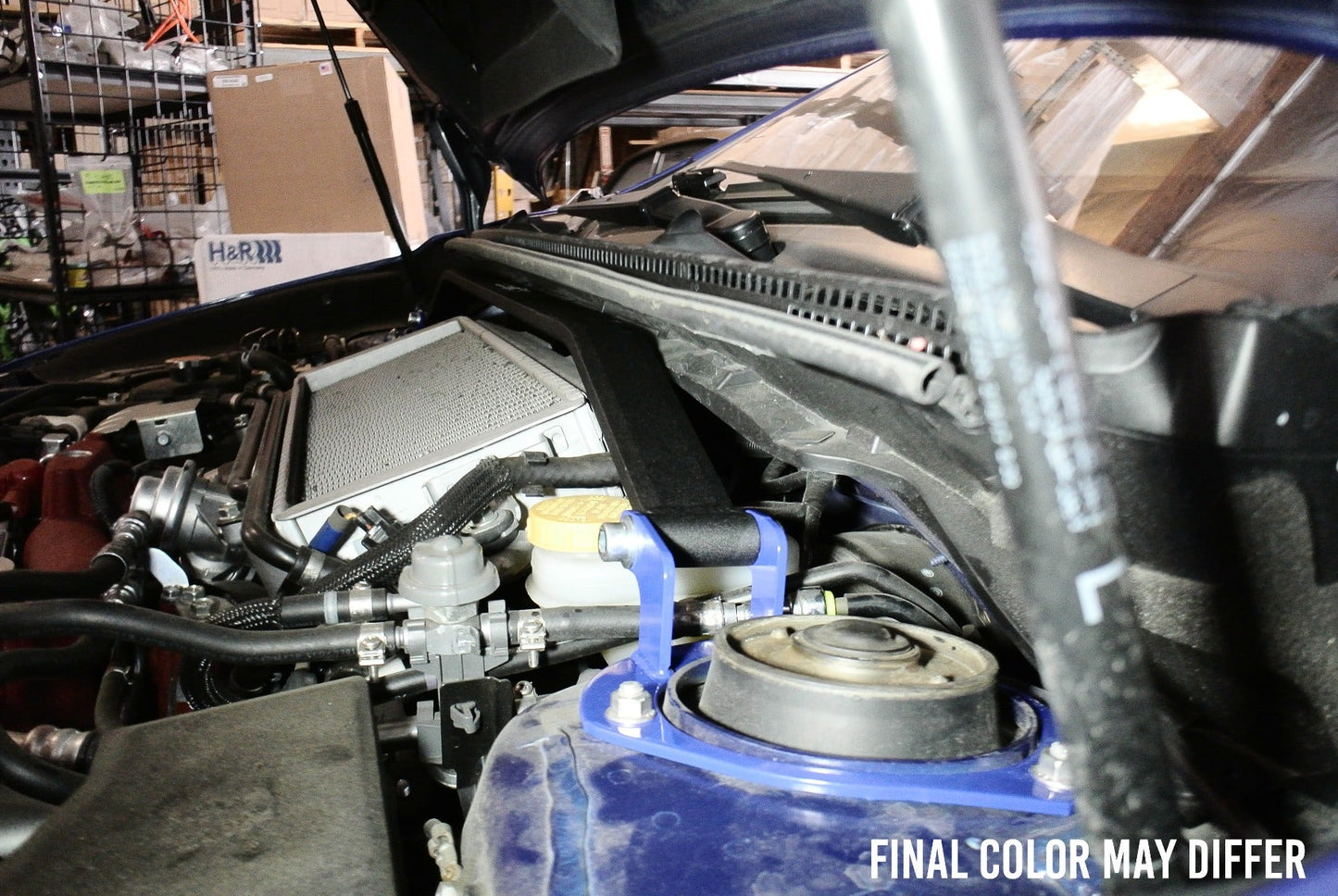 Megan Racing Polish Front Upper V2 Strut Tower Brace Bar For 15-21 Subaru WRX / WRX STI (VA)