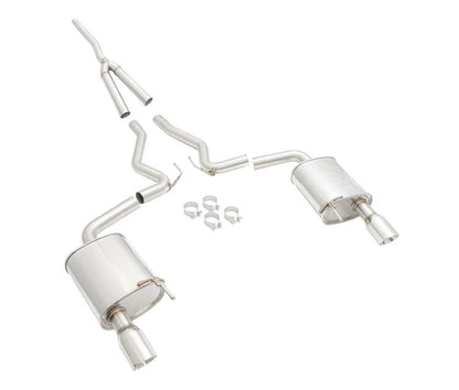 Megan Racing Exhaust Ford Mustang Ecoboost 2.3 Ecoboost Turbo S550 (15-23) 2.5" Polished