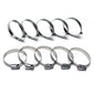 HPS Stainless Steel Embossed Hose Clamps Size 28 10pcs Pack 1-1/4 inch - 2-1/4 inch 32mm-57mm