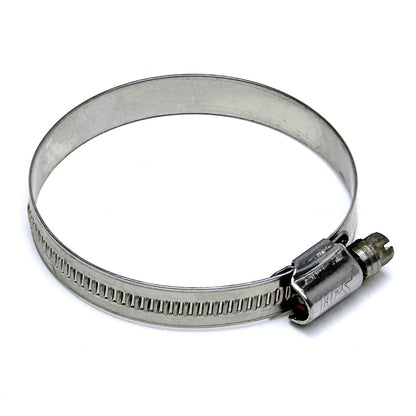 HPS Stainless Steel Embossed Hose Clamps Size 88, 2pcs Pack, 5-1/8" - 6" (130mm-152mm)