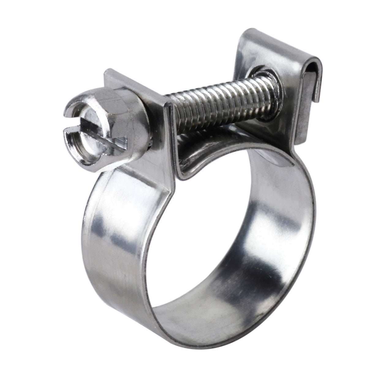 HPS Stainless Steel Fuel Injection Hose Clamps, 10pcs Pack, 1/4" - 5/16" (6mm-8mm)