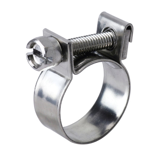 HPS Stainless Steel Fuel Injection Hose Clamps, 10pcs Pack, 1/4" - 5/16" (6mm-8mm)