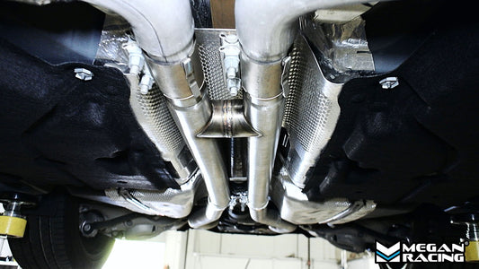 Megan Racing for Ford Mustang 15-23 / 2024+ (GT, Dark Horse) H-Pipe - LW-MIDPIPE-FM24-H