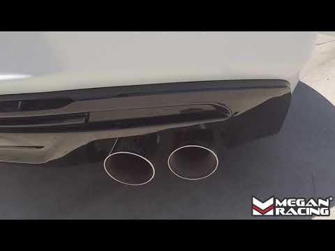 Megan Racing Exhaust Chevy Camaro SS (16-18) Axle-Back w/ Blue Quad Tips