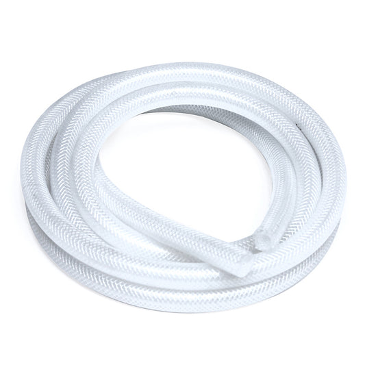 HPS 1 inch ID Clear high temp reinforced silicone heater hose tubing 10 feet roll Max Temperature Rating: 350F Bend Radius: 4 inch