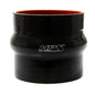 HPS 1 inch ID 6 inch Long High Temp 4-ply Reinforced Silicone Hump Coupler Hose Black 25mm ID 152mm Length