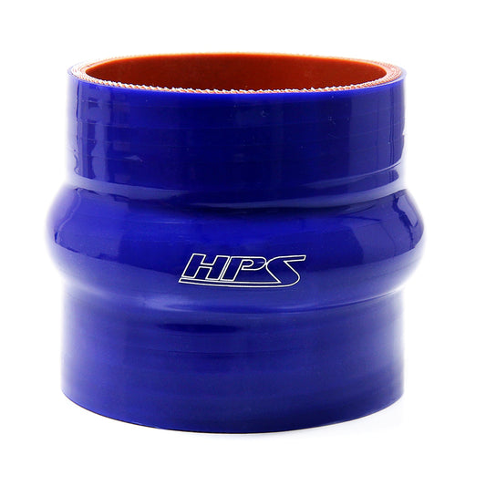 HPS 1 inch ID 4 inch Long High Temp 4-ply Reinforced Silicone Hump Coupler Hose Blue 25mm ID 102mm Length
