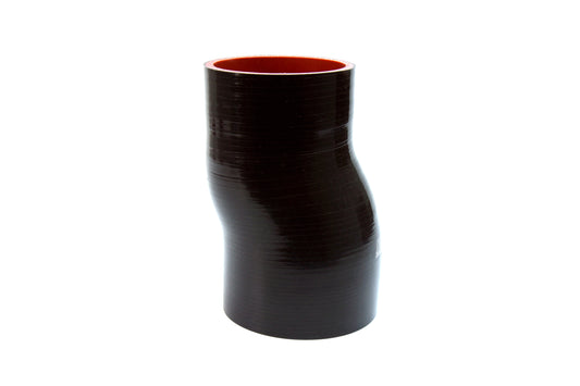 HPS 1-3/8 inch 35mm Silicone Offset Straight Coupler Hose 6 inch Long High Temp 4-ply Reinforced Black