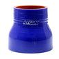 HPS 2.5 inch - 3 inch ID 2.25 inch Long High Temp 4-ply Reinforced Silicone Reducer Coupler Hose Blue 63mm - 76mm ID 57mm Length