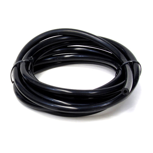 HPS 1/2 inch 13mm ID Black High Temp Silicone Vacuum Hose Tubing - 25 Feet Roll
