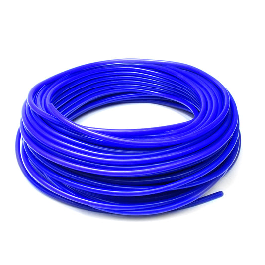 HPS 1/2 inch 13mm ID Blue High Temp Silicone Vacuum Hose Tubing - 100 Feet Roll