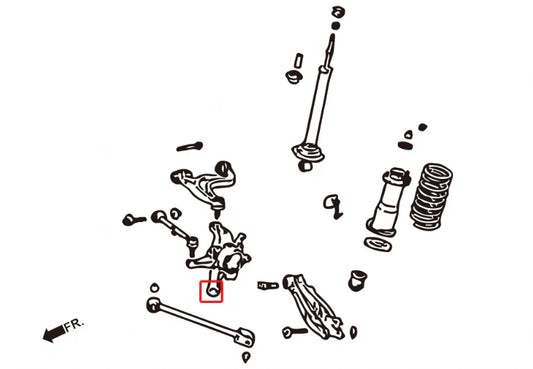 Megan Racing Rear Knuckle Bushings for Lexus IS300 01-05 (Connects to Rear Side Arms) – MRS-LX-0306