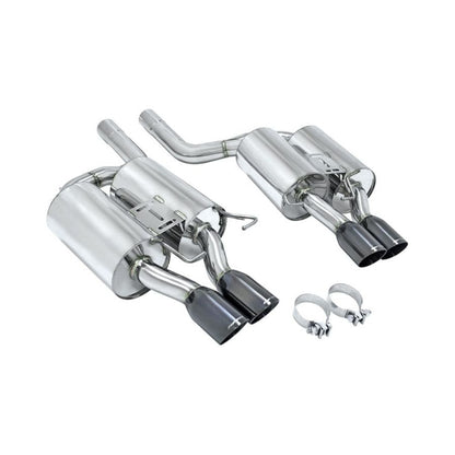 Megan Racing Supremo Exhaust System for 2005–2010 BMW E60 M5 w/ Black Chrome Rolled Tips