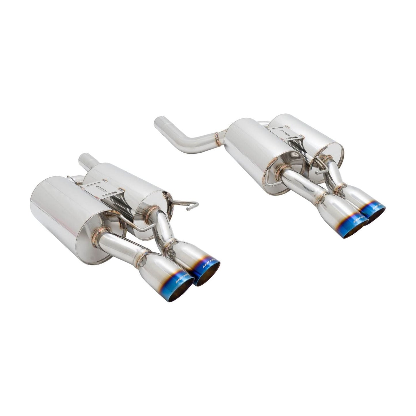 Megan Racing Supremo Exhaust System for 2005–2010 BMW E60 M5 w/ Burnt Rolled Tips