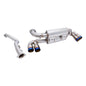 Megan Racing Supremo Exhaust System for 2011–2012 BMW E82 1M w/ Burnt Rolled Tips
