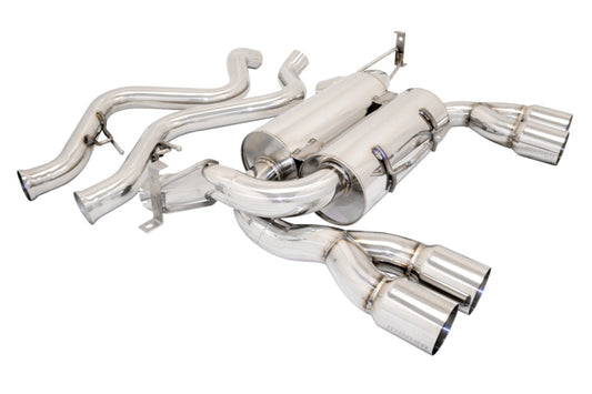 Megan Racing Supremo Axle Back Exhaust System Rolled Tip For 08-13 BMW M3 E92 2DR