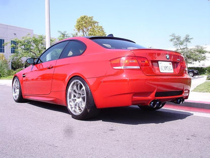 Megan Racing Axle-Back Exhaust System Dual Quad Blue Titanium Tip For 08-13 BMW M3 E92 Coupe