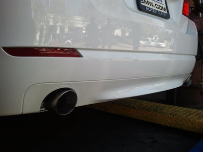 Megan Racing Supremo Exhaust System (Single Stainless Rolled Tip) for 2011+ BMW F10 5-Series