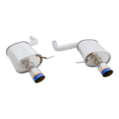 Megan Racing Supremo Exhaust System for 2011+ BMW F10 5-Series w/ Single Burnt Rolled Tip