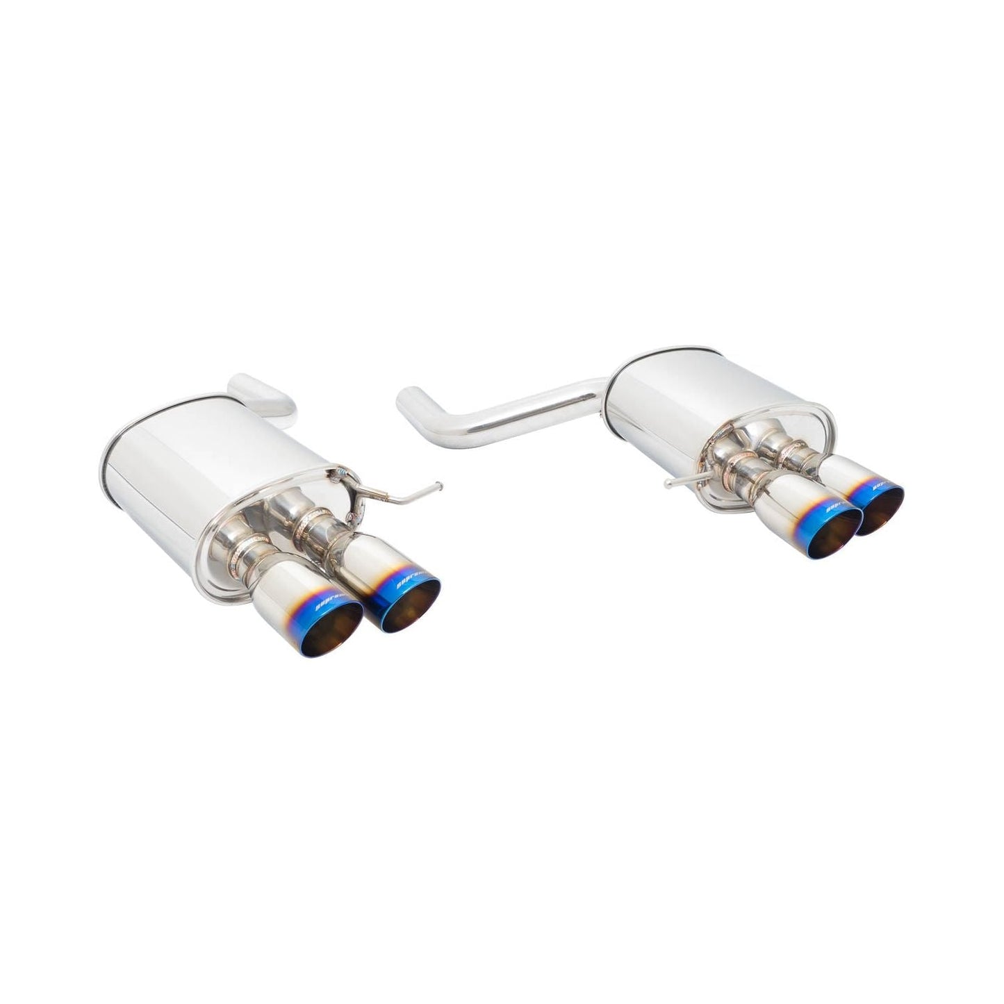 Megan Racing Supremo Exhaust System for 2011+ BMW F10 535i (M-Sport Bumper) w/ Burnt Rolled Tips