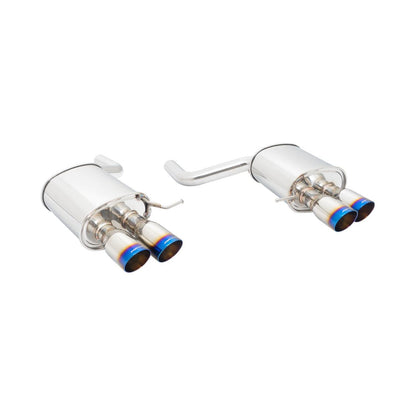 Megan Racing Supremo Exhaust System for 2011+ BMW F10 535i (M-Sport Bumper) w/ Burnt Rolled Tips