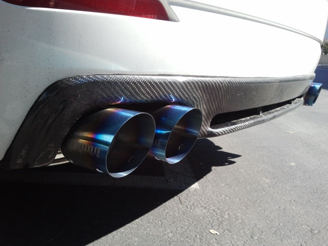 Megan Racing Supremo Exhaust System for 2011+ BMW F10 535i (M-Sport Bumper) w/ Burnt Rolled Tips
