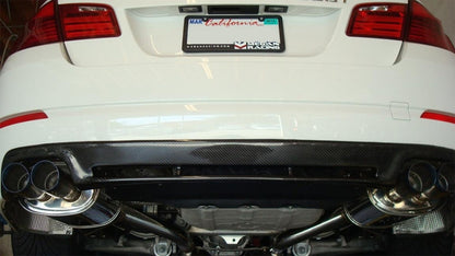 Megan Racing Supremo Exhaust System for 2011+ BMW F10 535i (M-Sport Bumper) w/ Burnt Rolled Tips