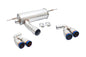Megan Racing Supremo Axle Back Exhaust System Burnt Quad Rolled Tips for 16-18 BMW M2 F87 N55 3.0L N55B30T0 Turbo