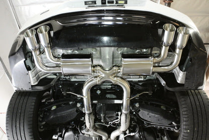 Megan Racing Exhaust Chevy Camaro SS (16-18) Axle-Back w/ Blue Quad Tips