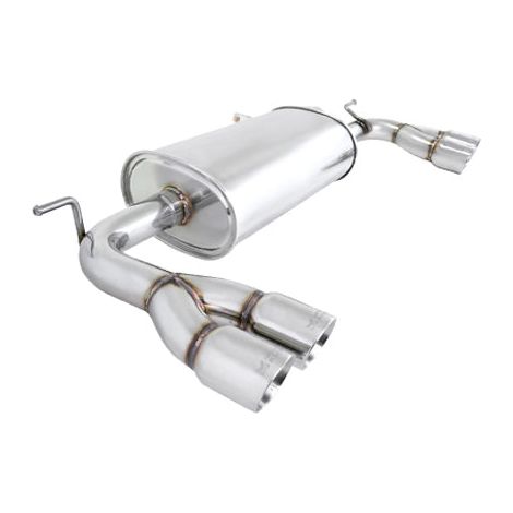 Megan Racing Axle-Back Exhaust System for 2009–2012 Hyundai Genesis Coupe (2.0T / V6) — Stainless Rolled Tips — MR-ABE-HG09-SRT