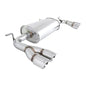 Megan Racing RS Stainless Steel Axle-Back Exhaust System Roll Tip For 09-12 Hyundai Genesis Coupe BK