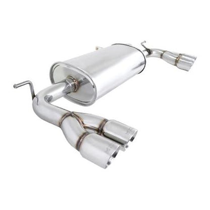 Megan Racing Turbo Type Cat-Back Exhaust System with Stainless Rolled Tips for 2009–2016 Hyundai Genesis Coupe 2.0L Turbo
