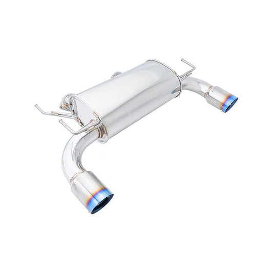 Megan Racing Axle-Back Exhaust System (Blue Titanium Tips) for 2008–2013 Infiniti G37 Coupe — MR-ABE-IG372D