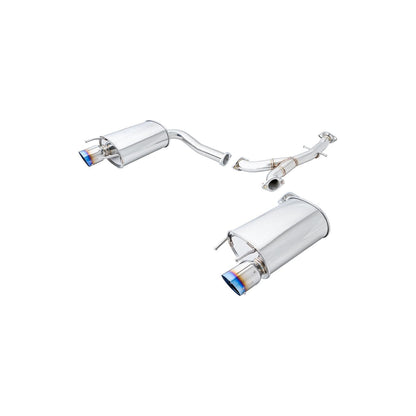Megan Racing OE-RS Spec Axle-Back Exhaust System Burnt Tips For 06-13 Lexus IS250/IS350 XE20 RWD