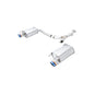 Megan Racing OE-RS Spec Axle-Back Exhaust System Burnt Tips For 06-13 Lexus IS250/IS350 XE20 RWD