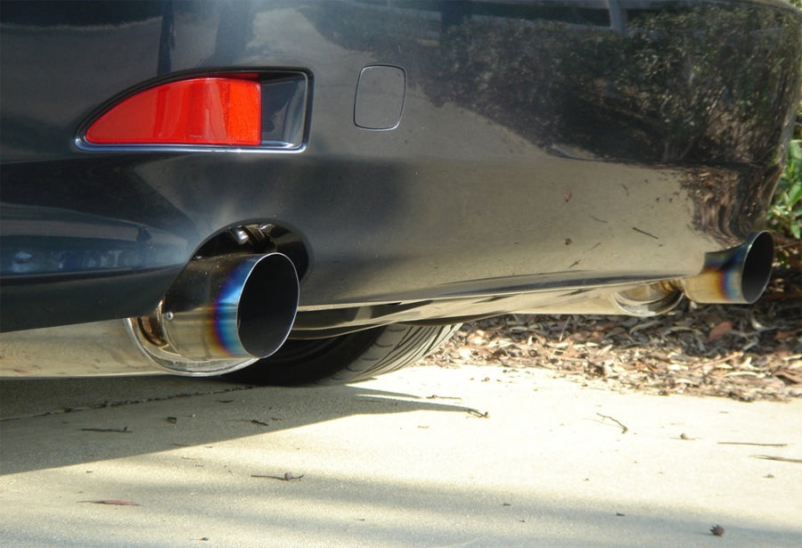 Megan Racing OE-RS Spec Axle-Back Exhaust System Burnt Tips For 06-13 Lexus IS250/IS350 XE20 RWD