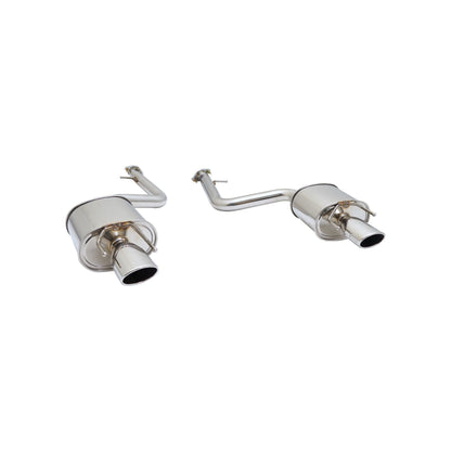 Megan Racing RS Axle-Back Exhaust System Dual Rolled Tips For 14-15 Lexus IS250 XE30