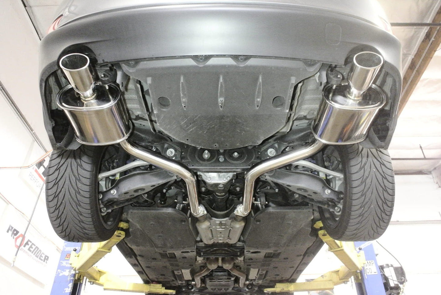 Megan Racing RS Axle-Back Exhaust System Dual Rolled Tips For 14-15 Lexus IS250 XE30