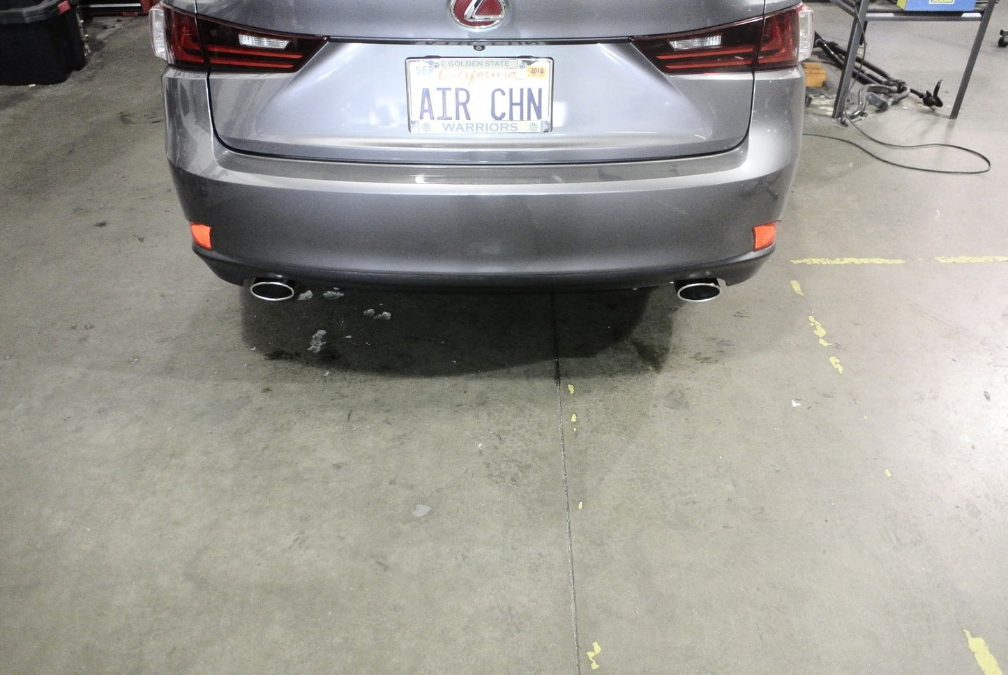 Megan Racing RS Axle-Back Exhaust System Dual Rolled Tips For 14-15 Lexus IS250 XE30