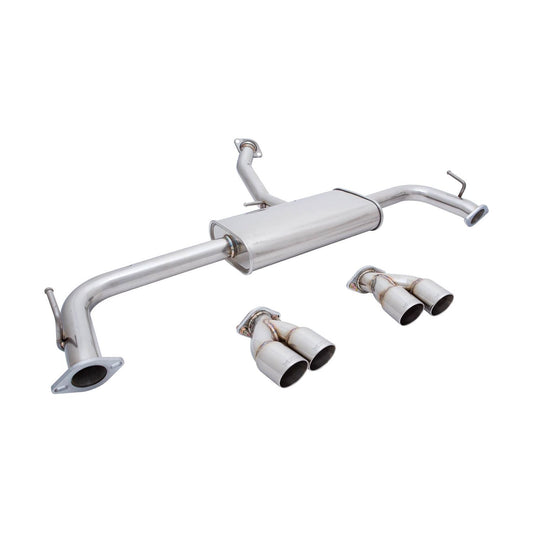 Megan Racing Exhaust System (Stainless Rolled Tips) for 2014–2020 Lexus NX200T — MR-ABE-LN15