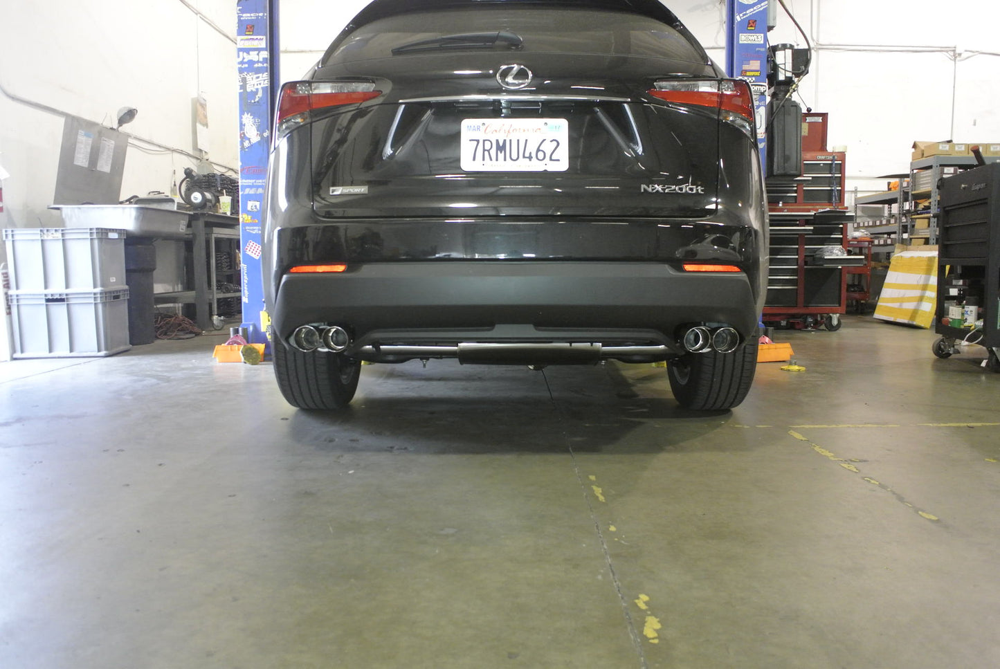 Megan Racing Stainless Steel Axleback System w/Dual Tips For 14-21 Lexus NX200t NX300 (AZ10 1st Gen)